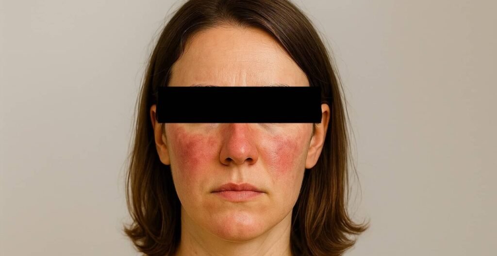Lupus Eritematoso Sistemico: Immagine dell'eritema a farfalla