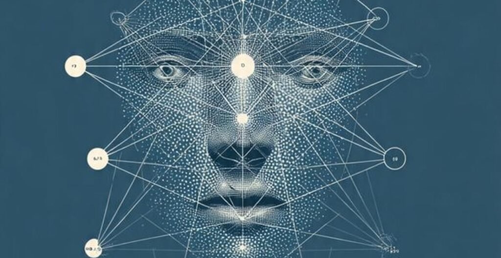 L'immagine astratta illustra le connessioni del sistema nervoso autonomo ipotizzate nellaTeoria Polivagale di Porges